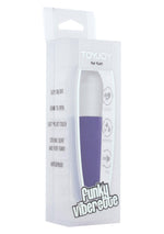 Vibrator mini ToyJoy Funky Viberette, mov, impermeabil