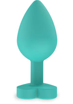 Dop anal din silicon Fundul tău e al meu ToyJoy verde 8,5 cm