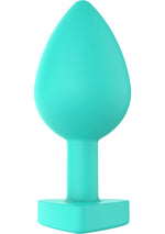 Dop anal din silicon Fundul tău e al meu ToyJoy verde 8,5 cm