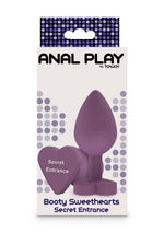 Plug anal din silicon Secret Entrance ToyJoy Violet 8,5 cm