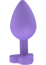 Plug anal din silicon Secret Entrance ToyJoy Violet 8,5 cm