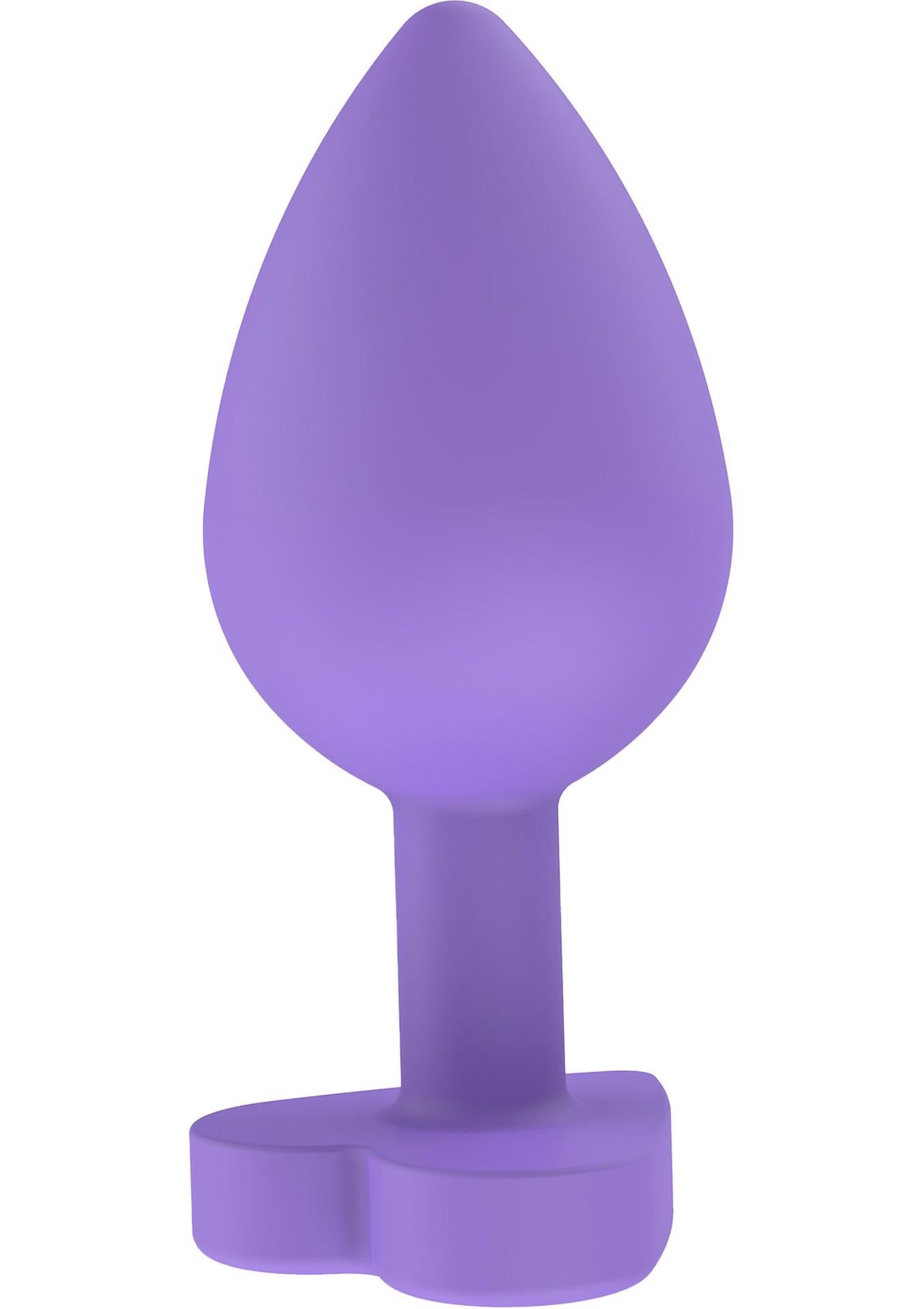 Plug anal din silicon Secret Entrance ToyJoy Violet 8,5 cm