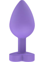 Plug anal din silicon Secret Entrance ToyJoy Violet 8,5 cm