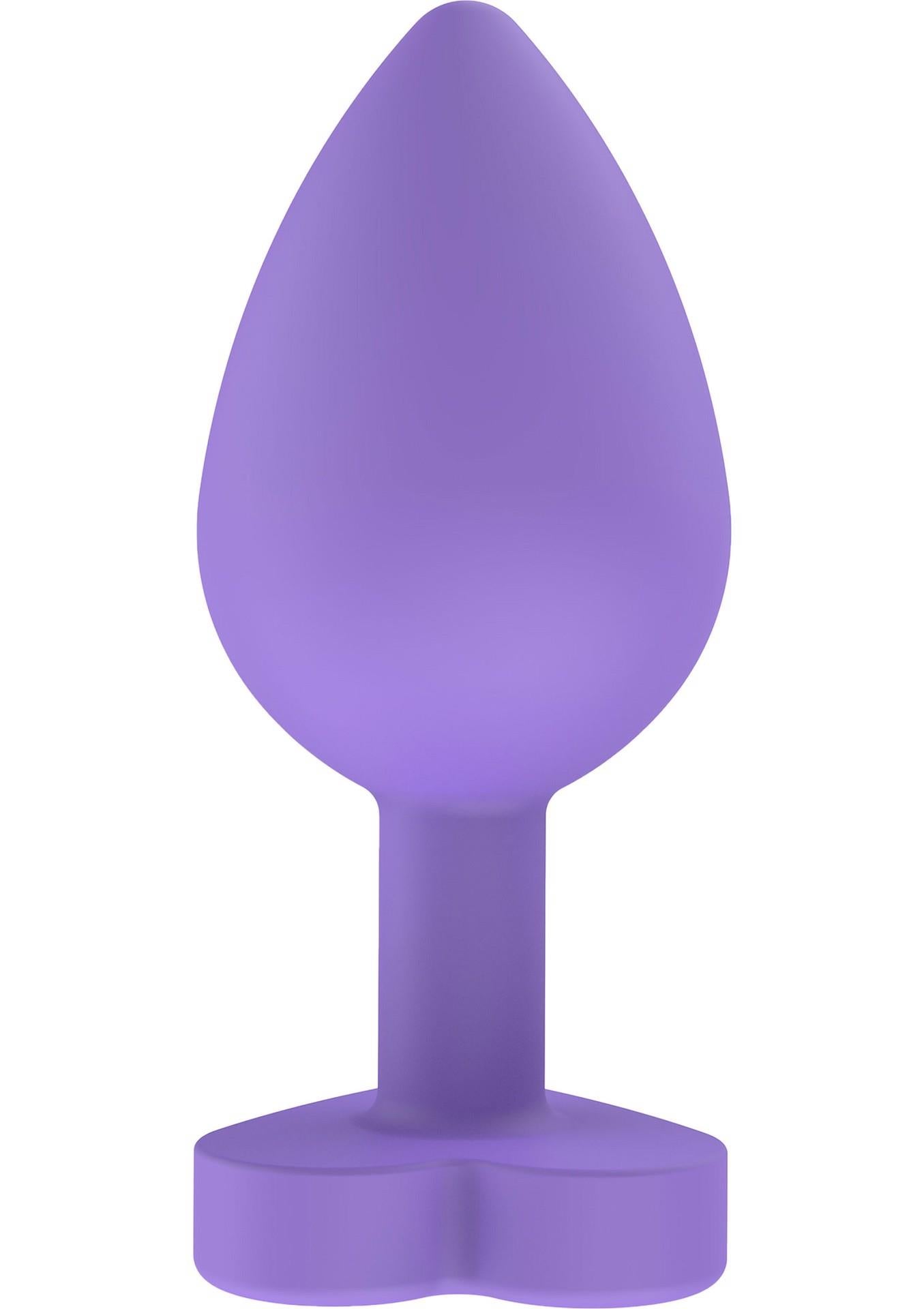 Plug anal din silicon Secret Entrance ToyJoy Violet 8,5 cm