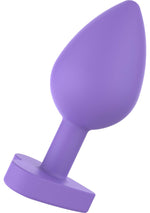 Plug anal din silicon Secret Entrance ToyJoy Violet 8,5 cm