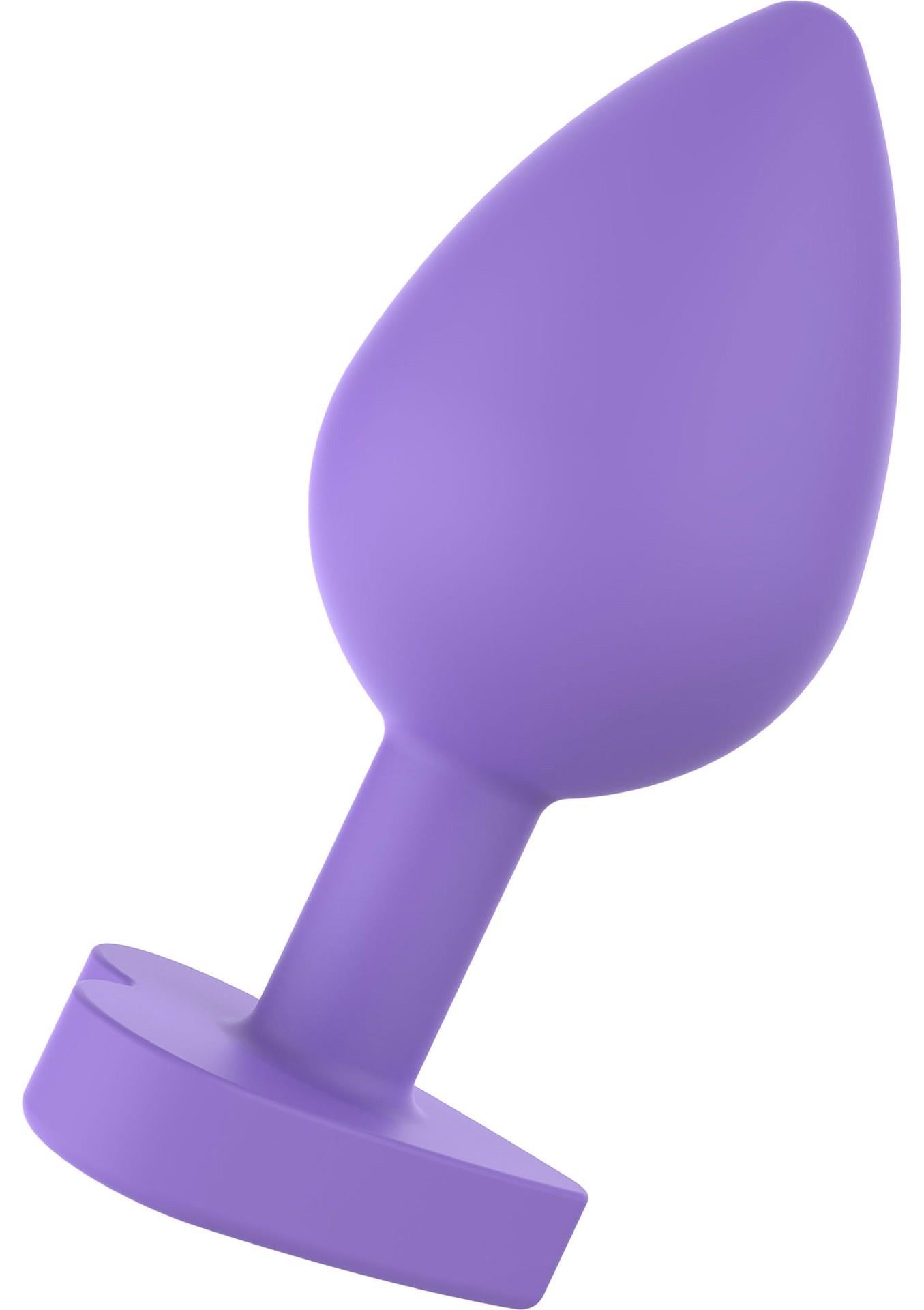 Plug anal din silicon Secret Entrance ToyJoy Violet 8,5 cm