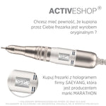 freză electrică Saeyang Marathon Mighty albă + SH20N