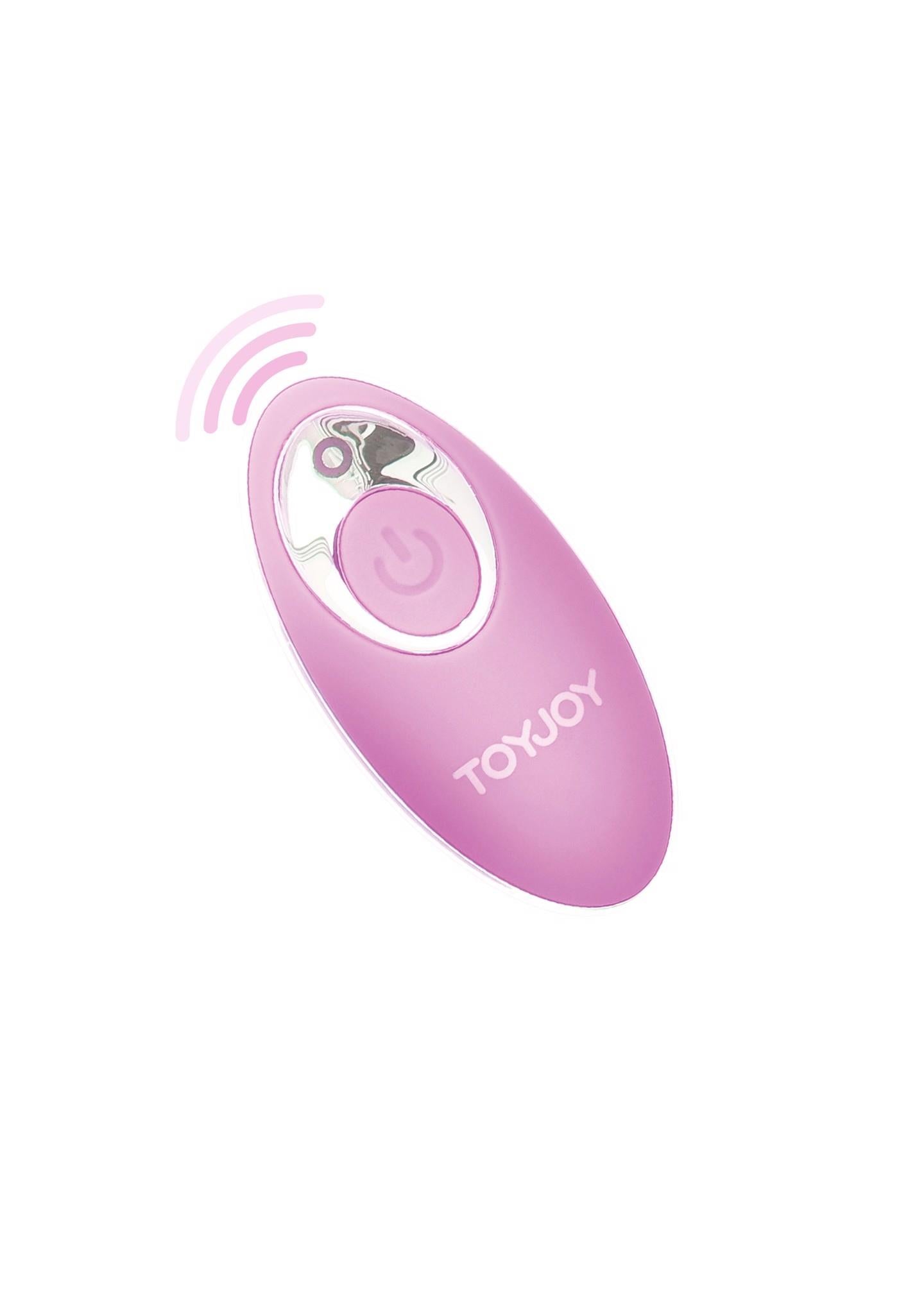 Ou vibrant ToyJoy You Crack Me Up roz cu telecomandă USB