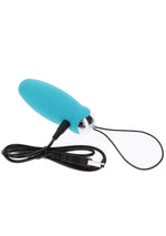 Ou vibrant albastru ToyJoy cu telecomandă USB
