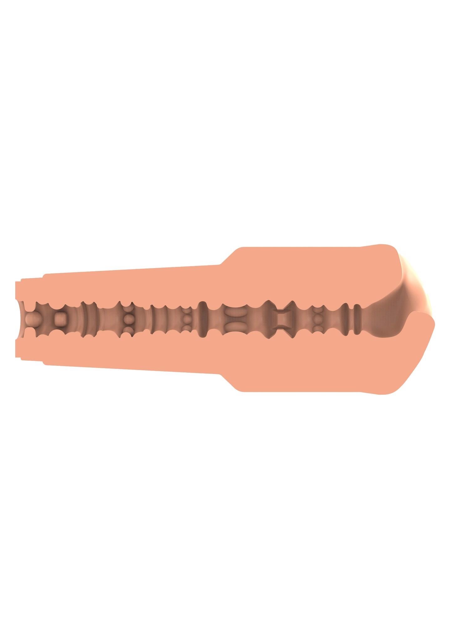 Masturbator vaginal Shona River, piele deschisă, 26 cm