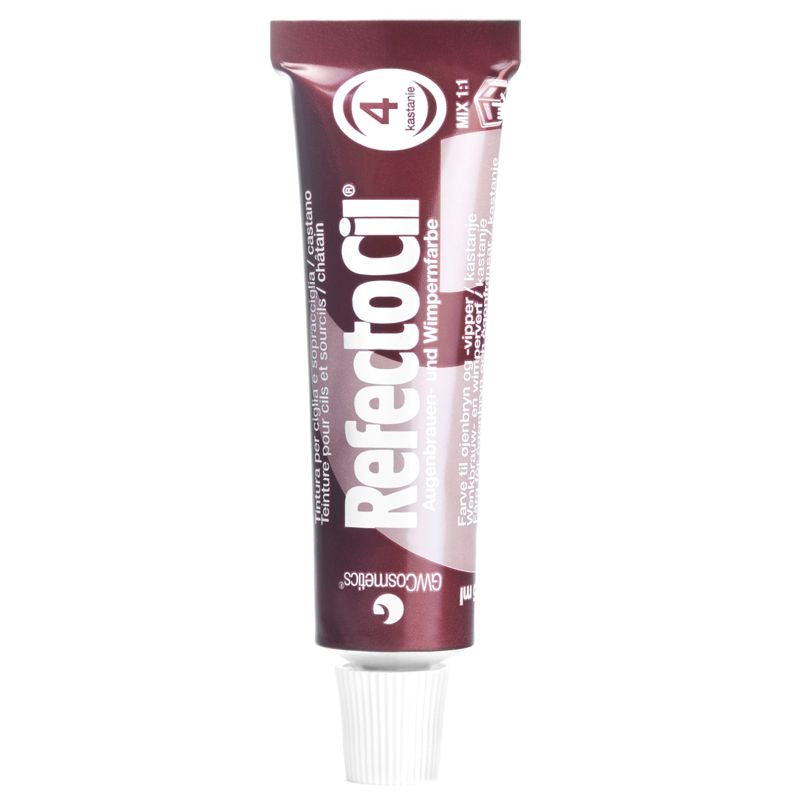 Gel Refectocil 4 cu henna, maro-castaniu
