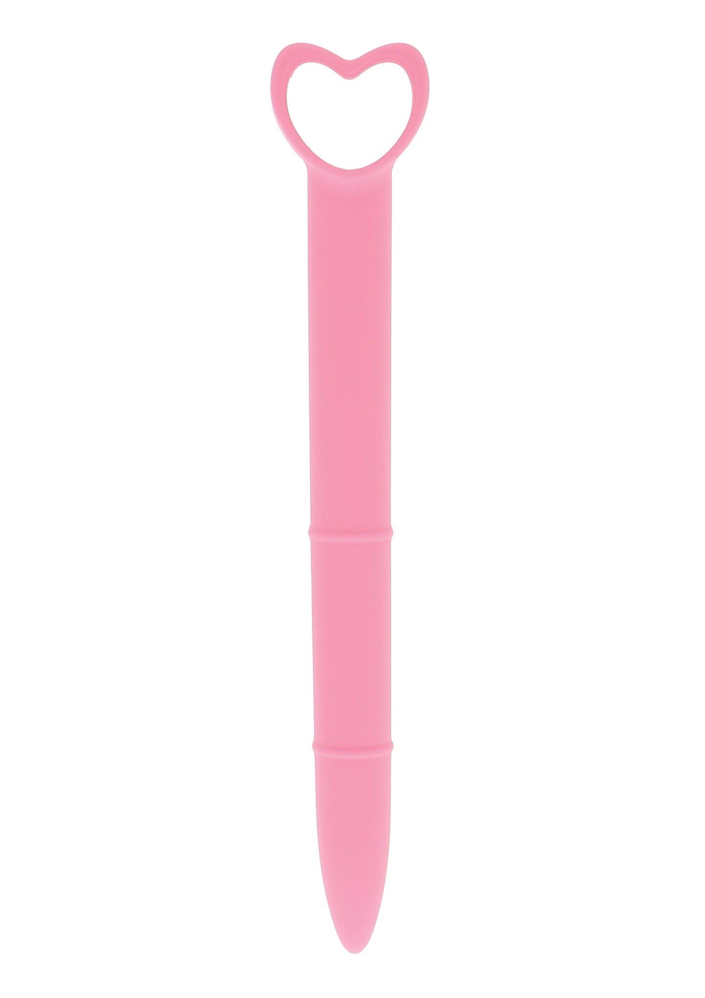 Dilatatoare vaginale din silicon Mae B roz, 3 buc., 21 cm