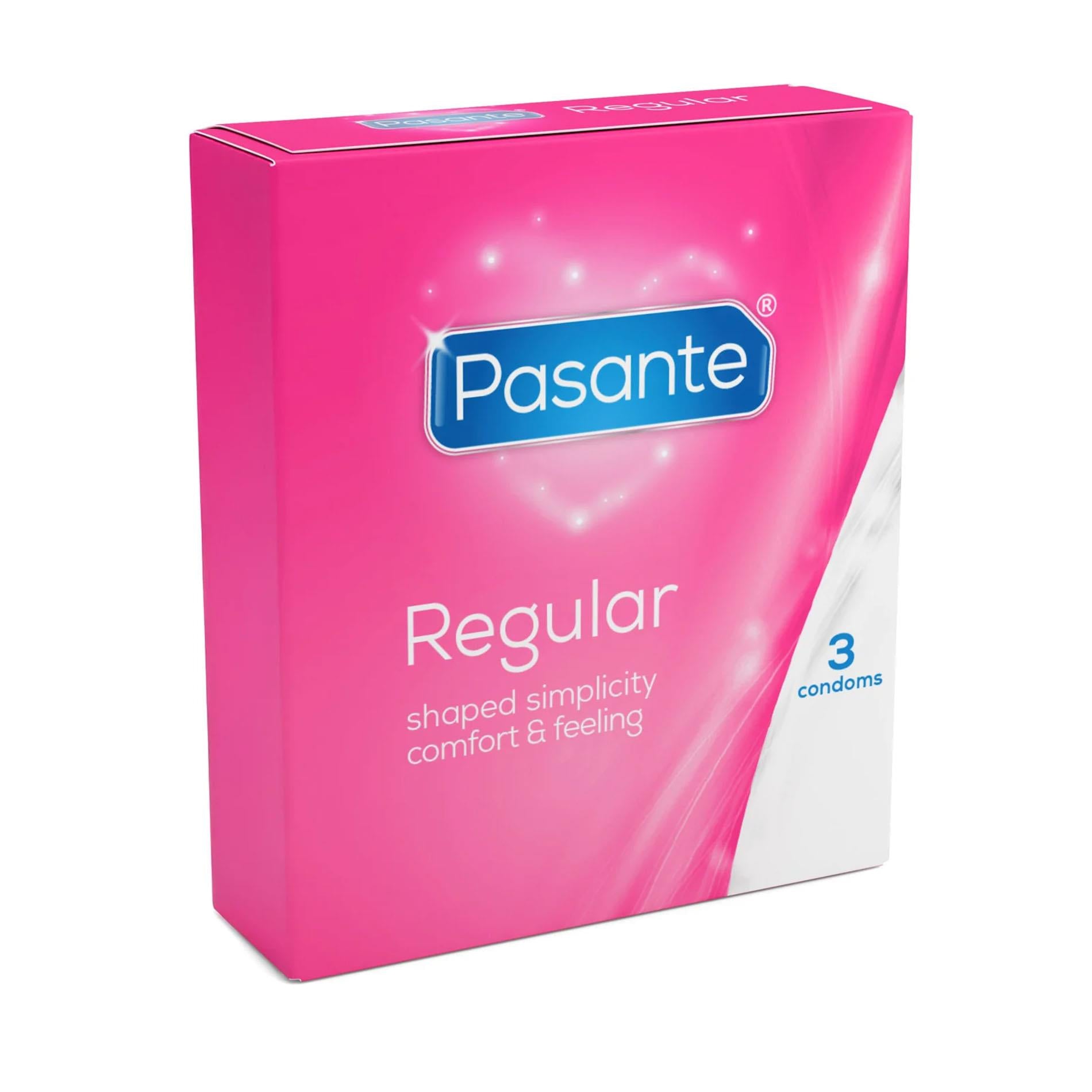 Prezervative naturale Pasante Regular 19 cm 3 buc