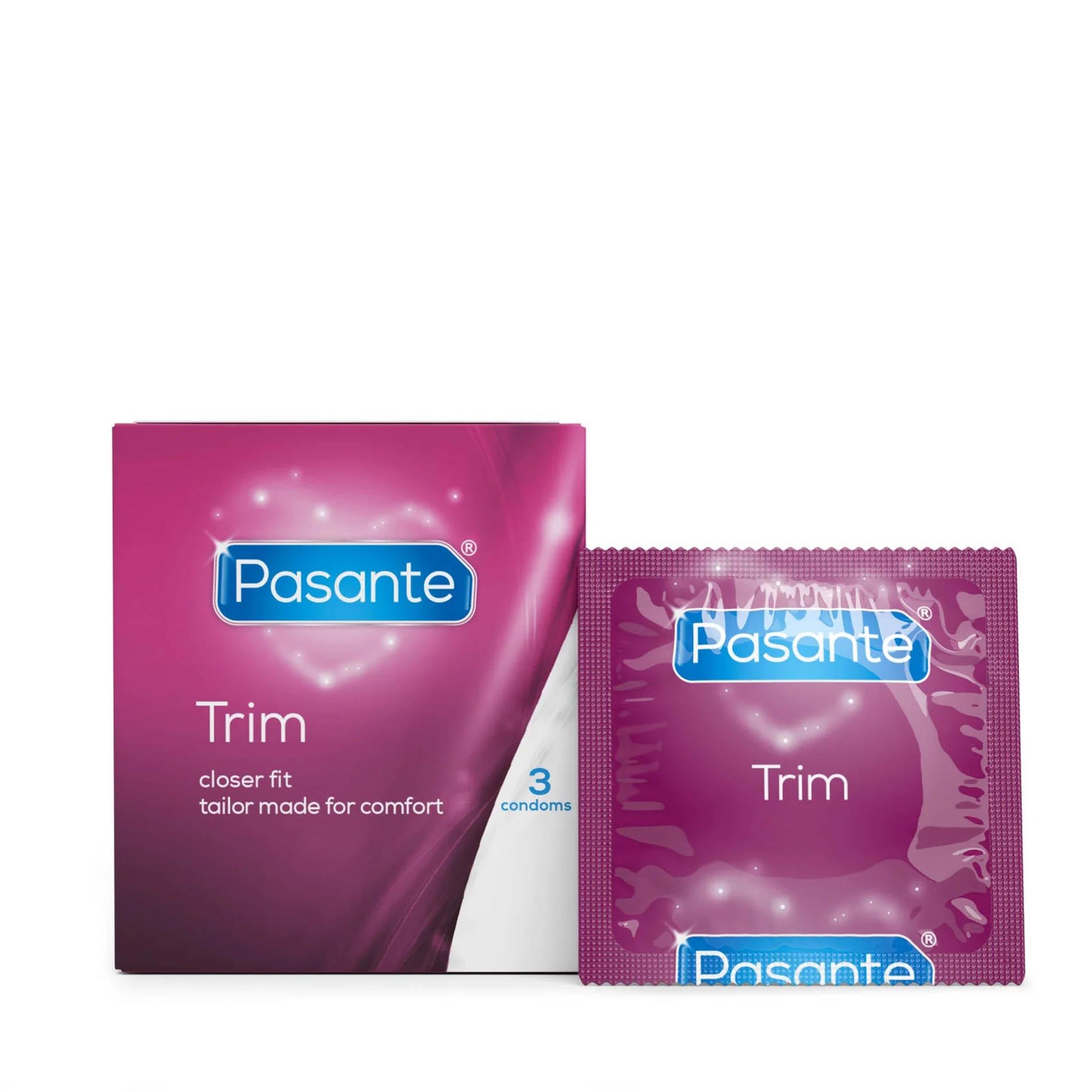 Prezervative Pasante Trim mai înguste 49 mm 3 bucăți