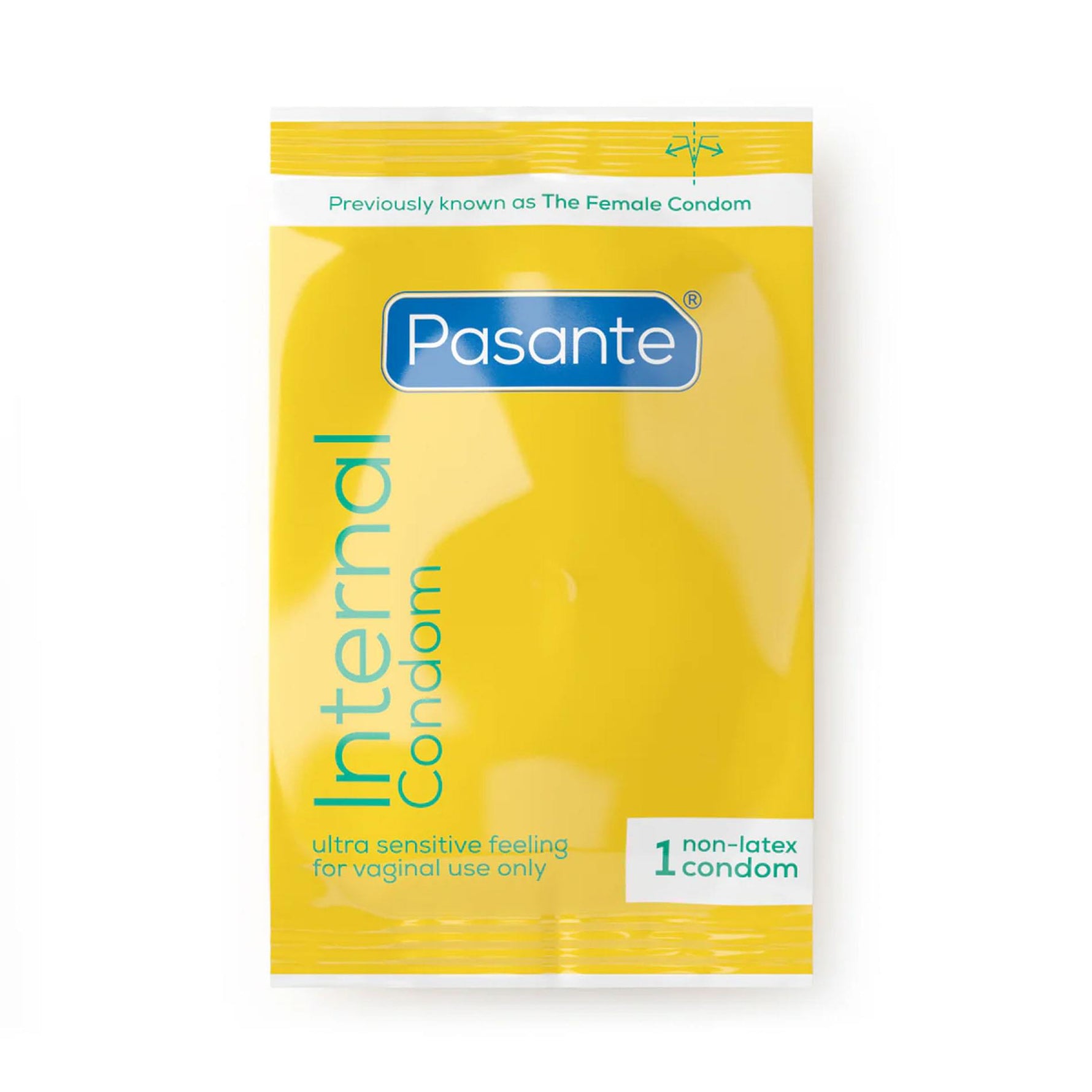 Prezervative interne transparente fără latex Pasante, 3 bucăți