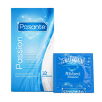 Prezervative Pasante Ribbed Passion 12 bucăți