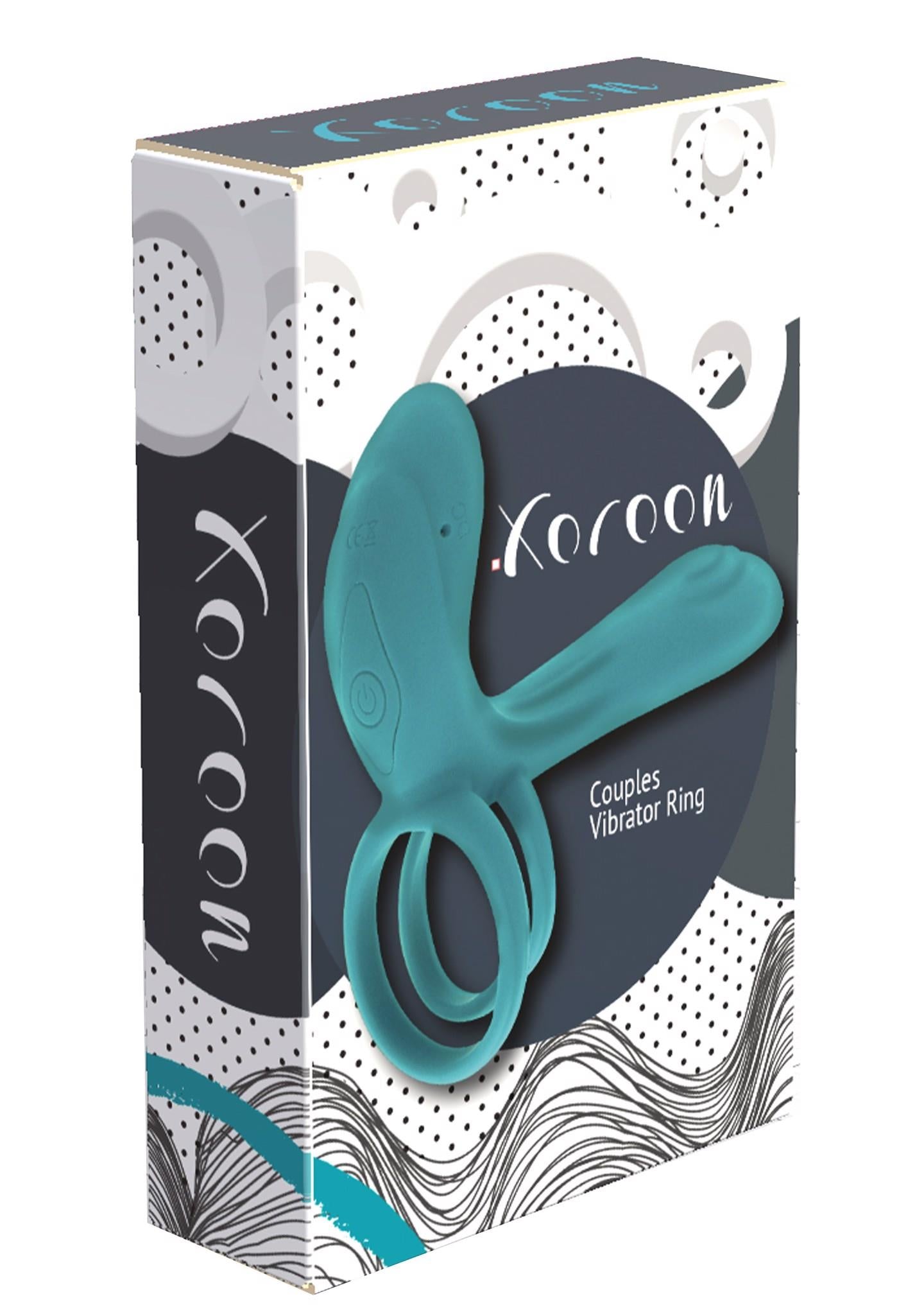 Inel vibrator verde pentru cupluri