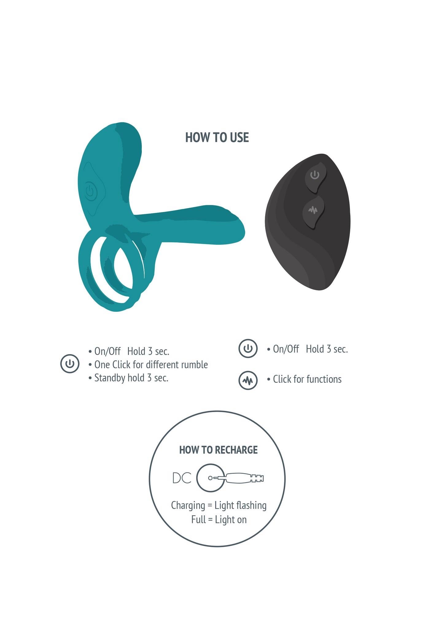 Inel vibrator verde pentru cupluri