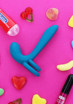 Inel vibrator verde pentru cupluri