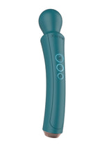 Masaj vibrator curbat XOCOON verde 27 cm