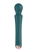 Masaj vibrator curbat XOCOON verde 27 cm