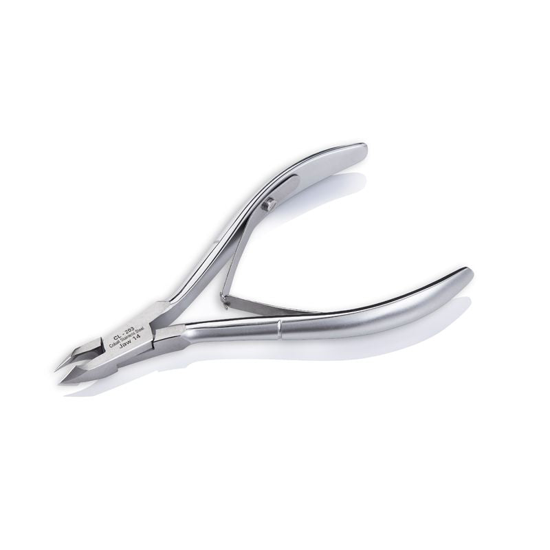 Clește de cuticule Omi pro-line CL-203 cu articulație suprapusă de 12 / 4 mm