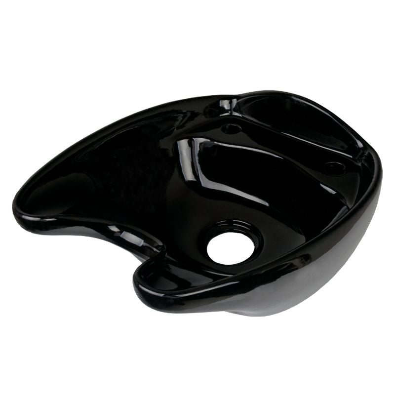 Bol ceramic pentru lavoar de coafură Gabbiano, negru