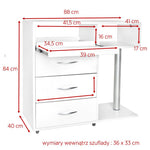 Asistent unitate podologică Y-300 alb