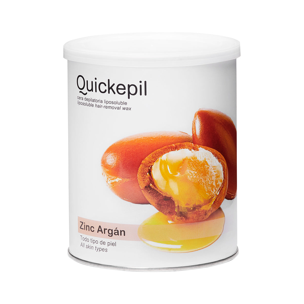 Ceară depilatoare Quickepil zinc-argan, cutie 800 ml