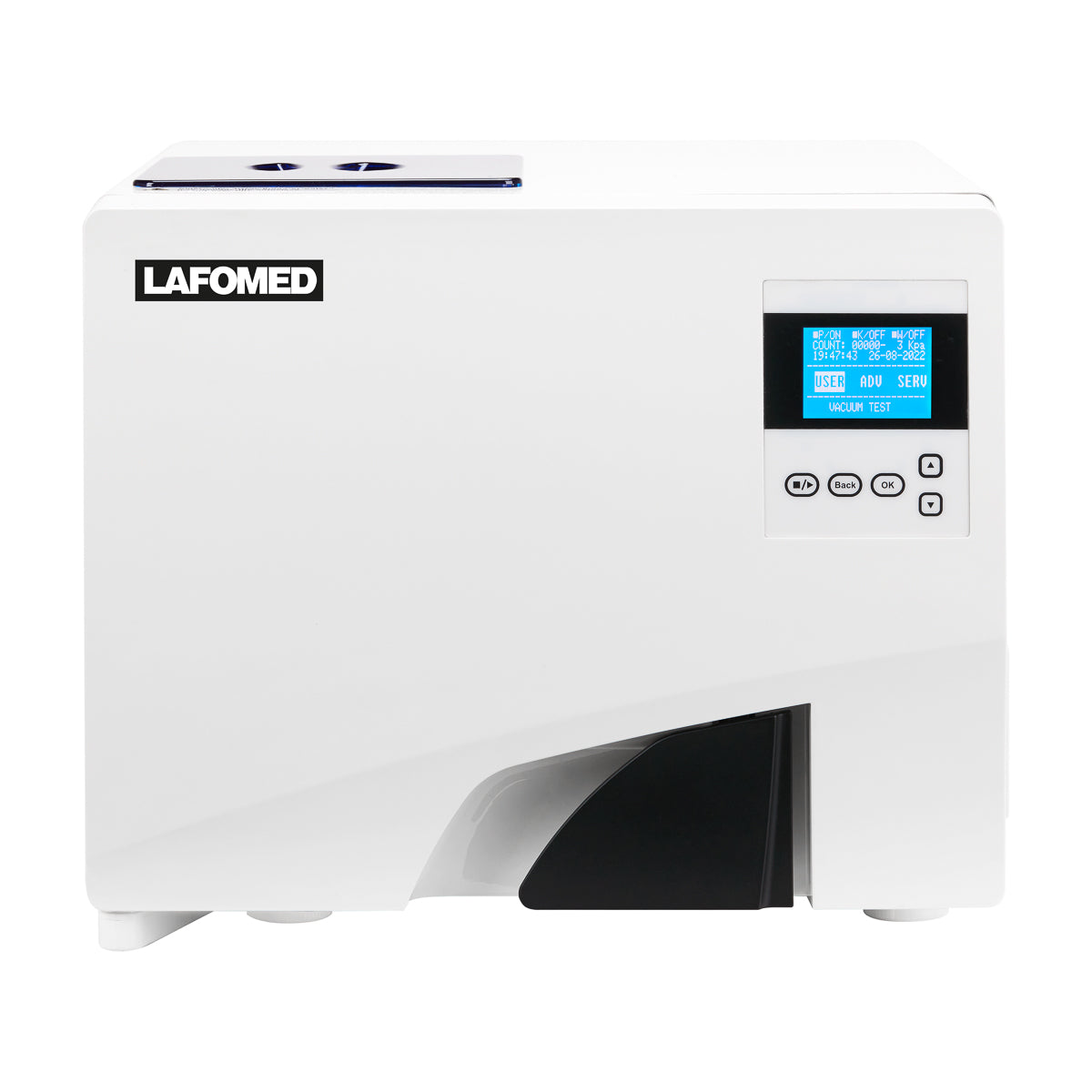 Autoclavă LCD Lafomed Premium Line LFSS08AA cu imprimantă 8 L clasa B medicală