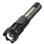 Lanterna LED Flippy P50 mare, Incarcare USB, 10W, 2 Surse de Lumina, 16 x 3.8 cm, Negru