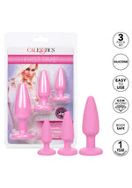Calexotics Crystal Booty Kit Set de bijuterii anale roz
