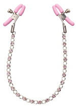Cleme metalice pentru mameloane Calexotics Crystal
