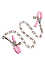 Cleme metalice pentru mameloane Calexotics Crystal