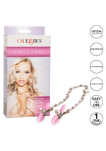 Cleme metalice pentru mameloane Calexotics Crystal
