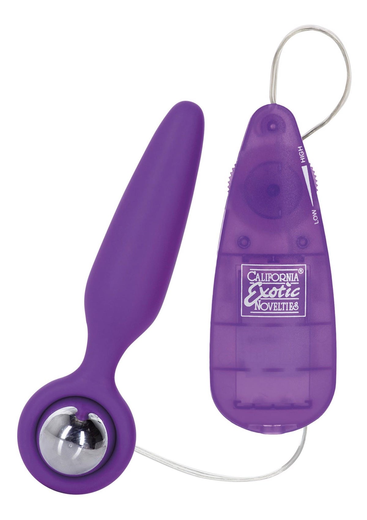 Dop anal vibrant Booty Call Booty Glider violet 9,5 cm