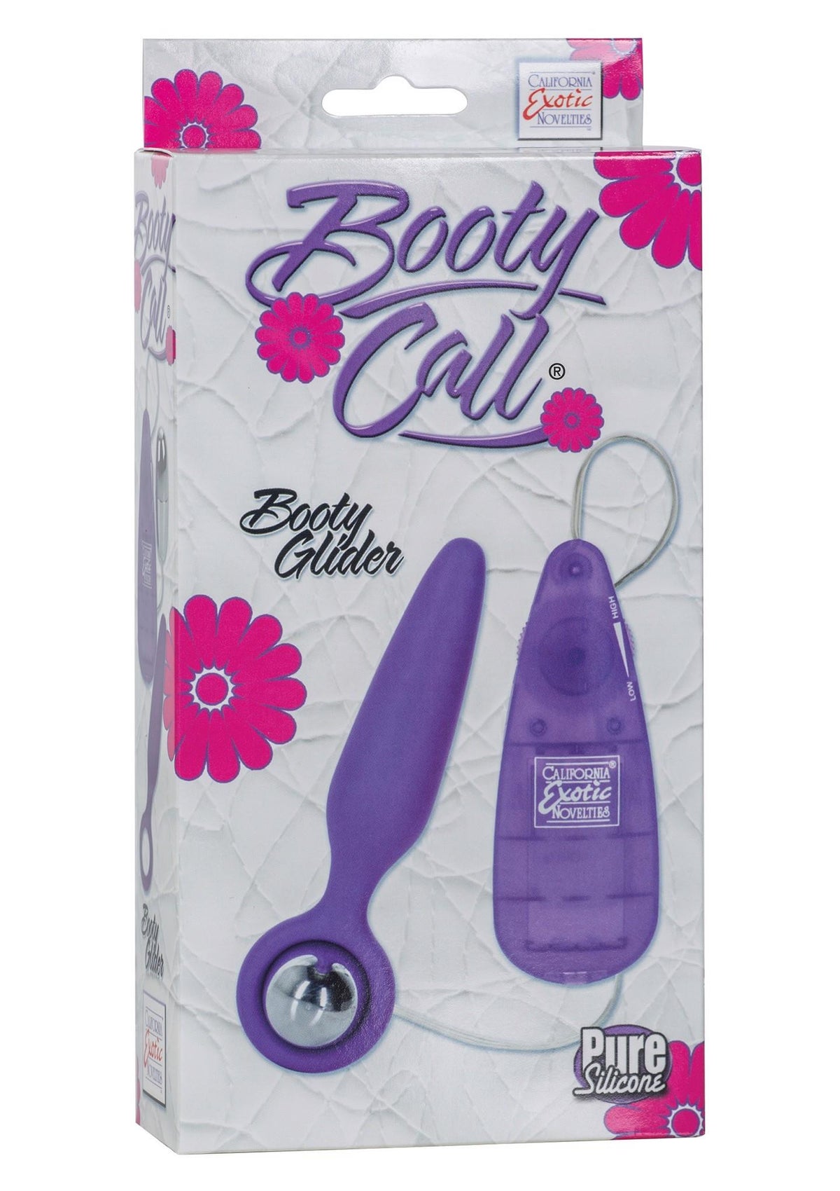 Dop anal vibrant Booty Call Booty Glider violet 9,5 cm