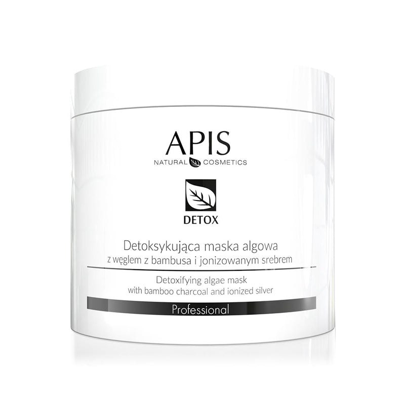 Mască detoxifiantă cu alge Apis, cărbune de bambus și argint ionizat 200 g