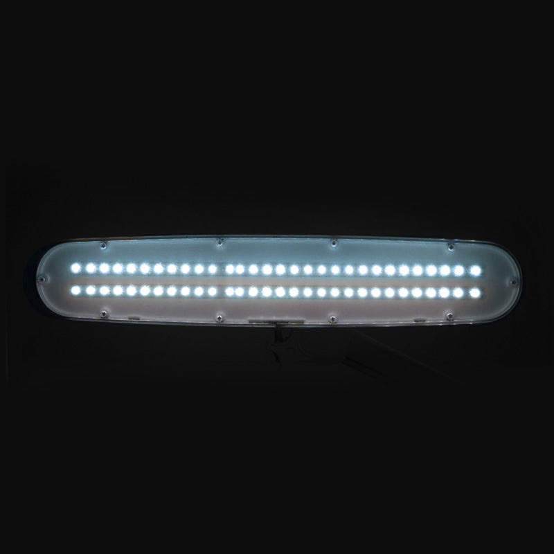 Lampă de atelier LED Elegante 801-l cu intensitate luminoasă reglabilă, albă