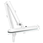 Lampă de atelier LED Elegante 801-l cu intensitate luminoasă reglabilă, albă