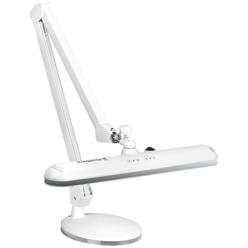Lampă de atelier LED Elegante 801-tl cu bază, intensitate luminoasă și culoare reglabile, albă
