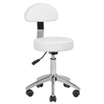 Scaun pentru pedichiură cosmetică 304-P alb