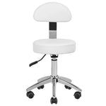 Scaun pentru pedichiură cosmetică 304-P alb
