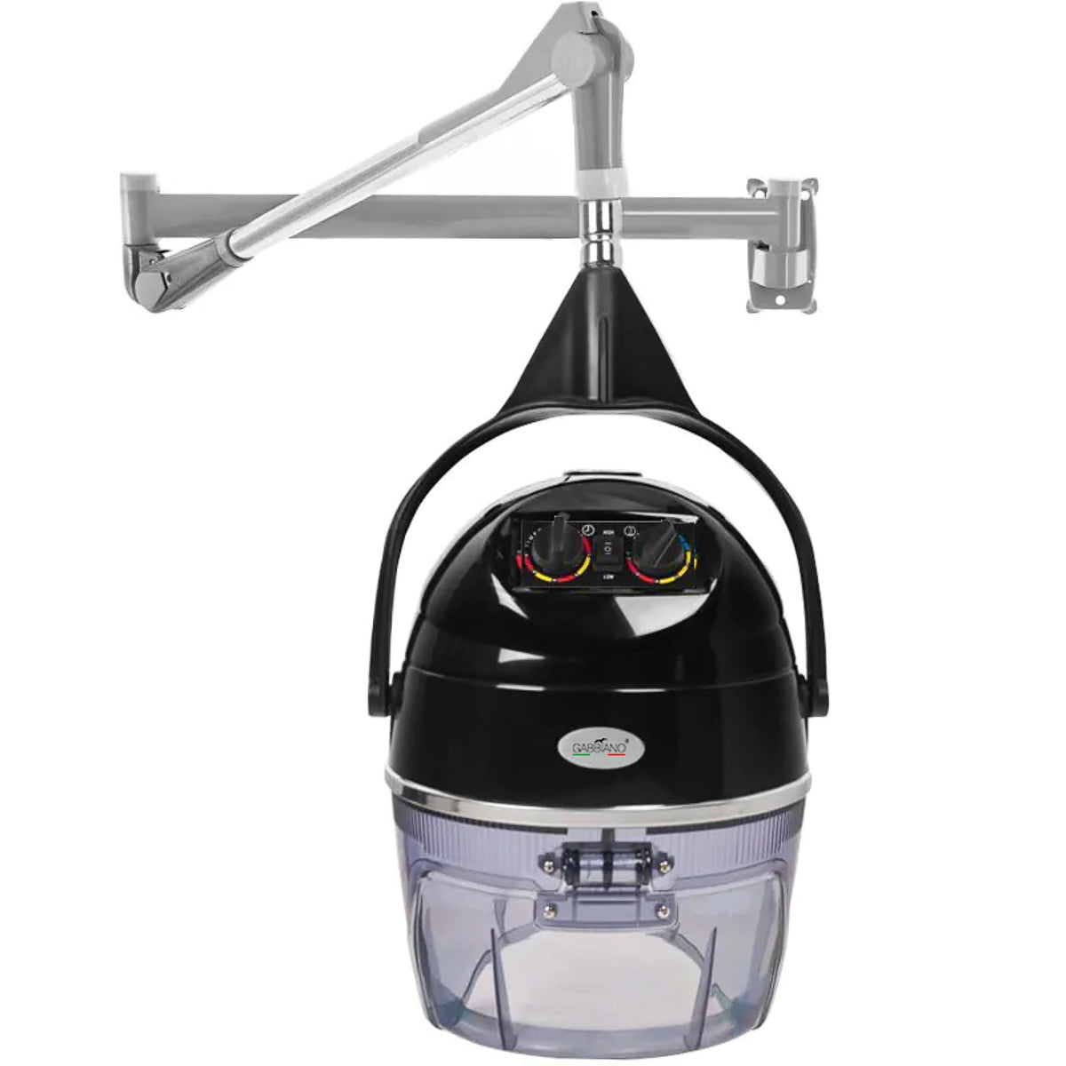 Uscător de păr suspendat Gabbiano DII-301W, cu două viteze, negru