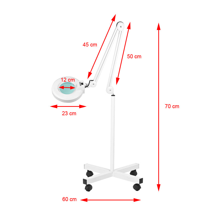Lampă cu lupă LED S4 + trepied LED cu intensitate luminoasă reglabilă