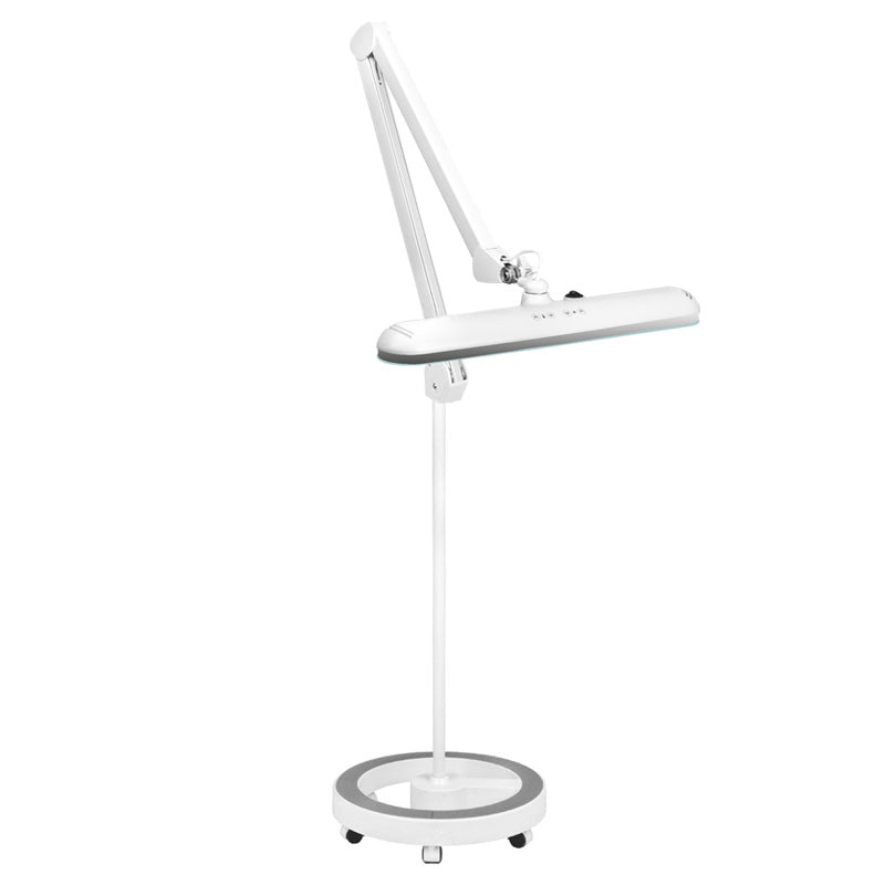 Lampă de atelier LED Elegante 801-tl cu trepied, intensitate și culoare luminoasă reglabile, albă