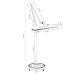 Lampă de atelier LED Elegante 801-tl cu trepied, intensitate și culoare luminoasă reglabile, albă