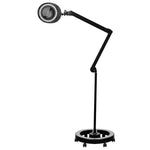 Lampă cu lupă Elegante 6025 60 led smd 5d neagră cu trepied