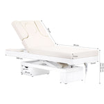 Canapea cosmetică spa Azzurro 815B, albă, încălzită