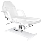Scaun cosmetic hidraulic alb Basic 210